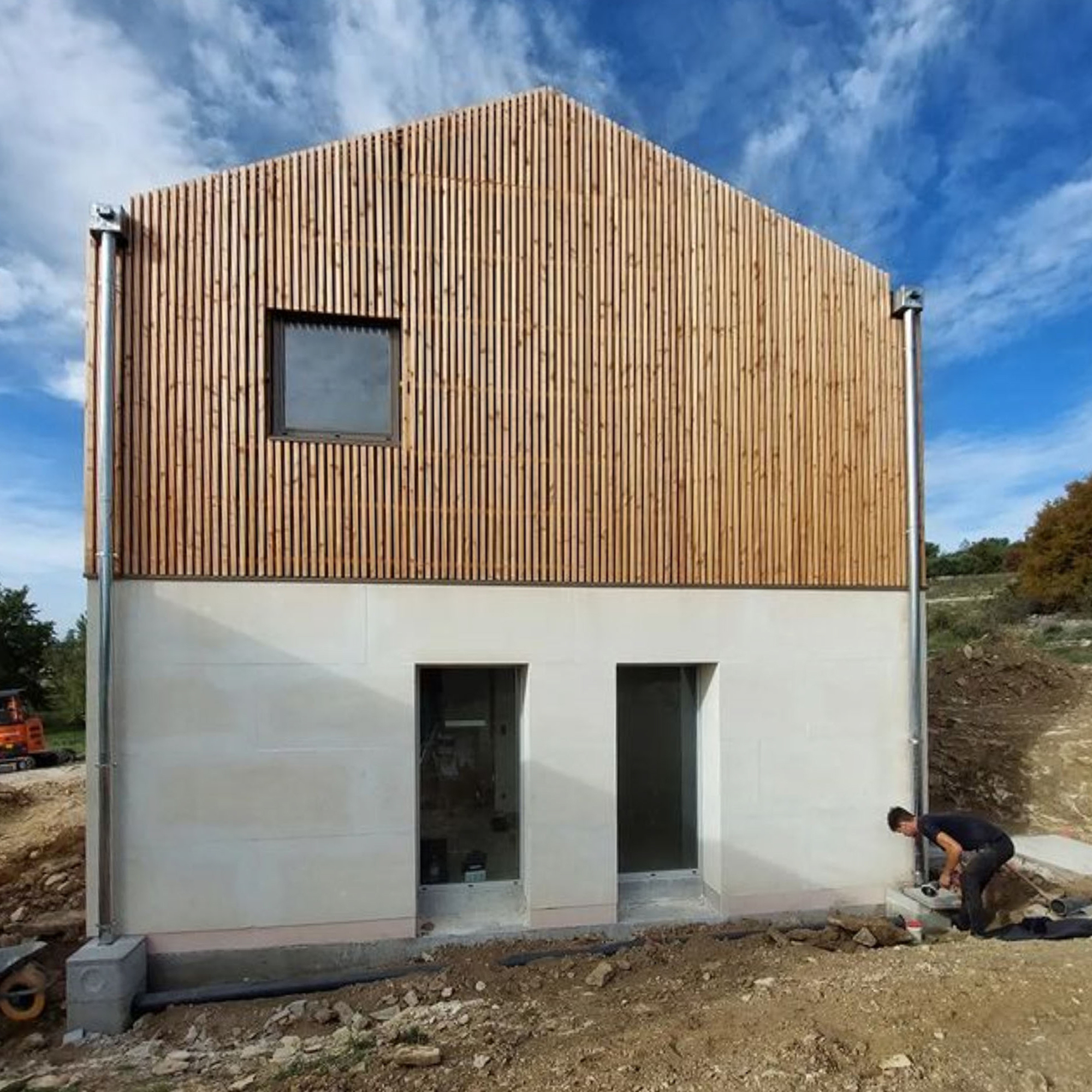 Maison en pierre passive